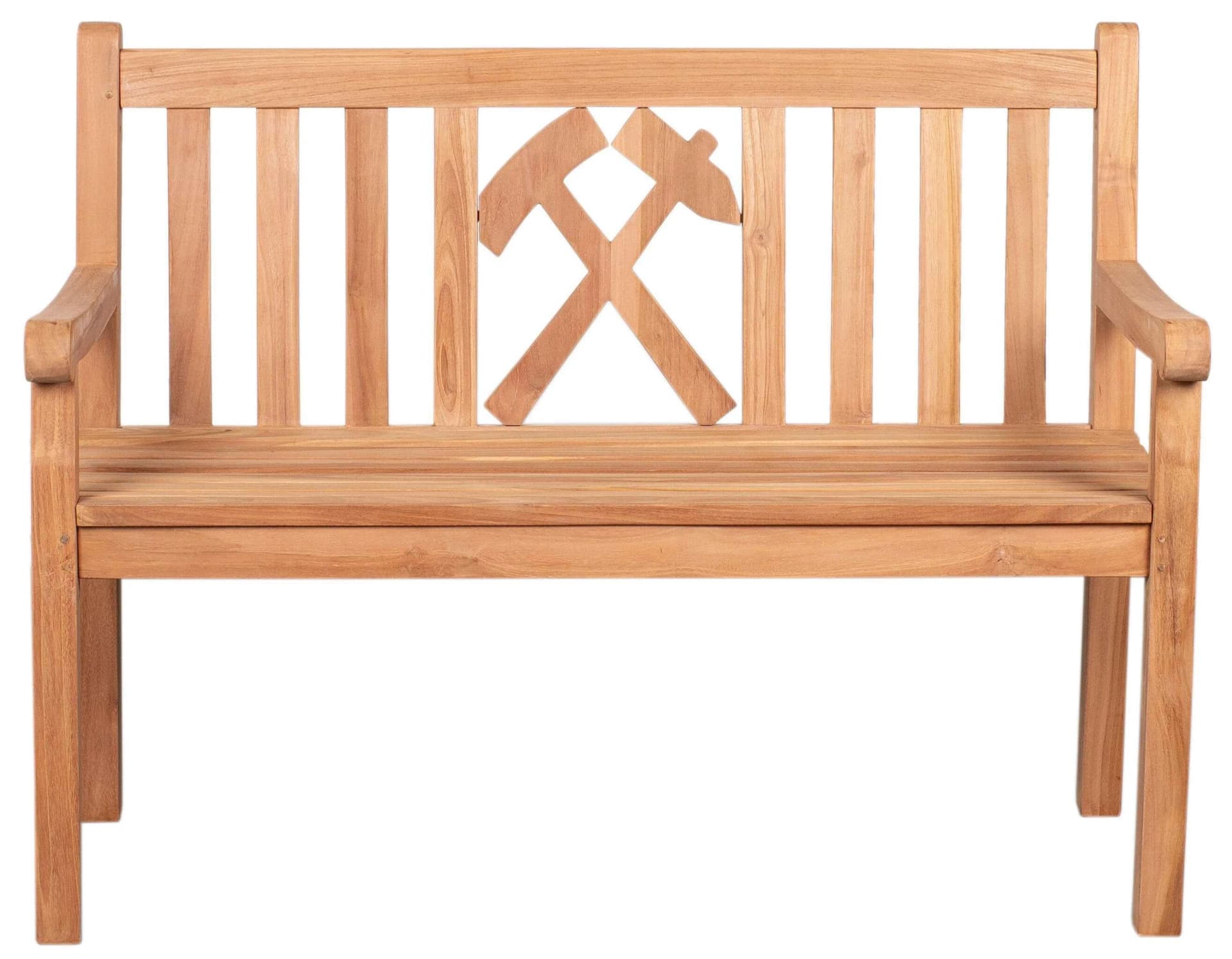 DeVries Gartenbank WOODIE GLÜCKAUF Teak massiv