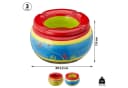 CEPEWA Sturmaschenbecher 3er Set Provence Bunt Keramik Bild 1