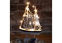 CEPEWA LED Fischkutter Dekoobjekt Blau/Weiß mit 22 LEDs Bild 3