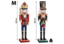 CEPEWA Nussknacker Set König & Trommler Rot-Grün Holz Bild 1