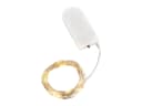 CEPEWA LED-Lichterkette 20 LEDs warmweiß 1,9m silber Bild 2