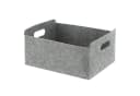 CEPEWA Aufbewahrungsbox 2er Set Filz Grau Faltbar Bild 4