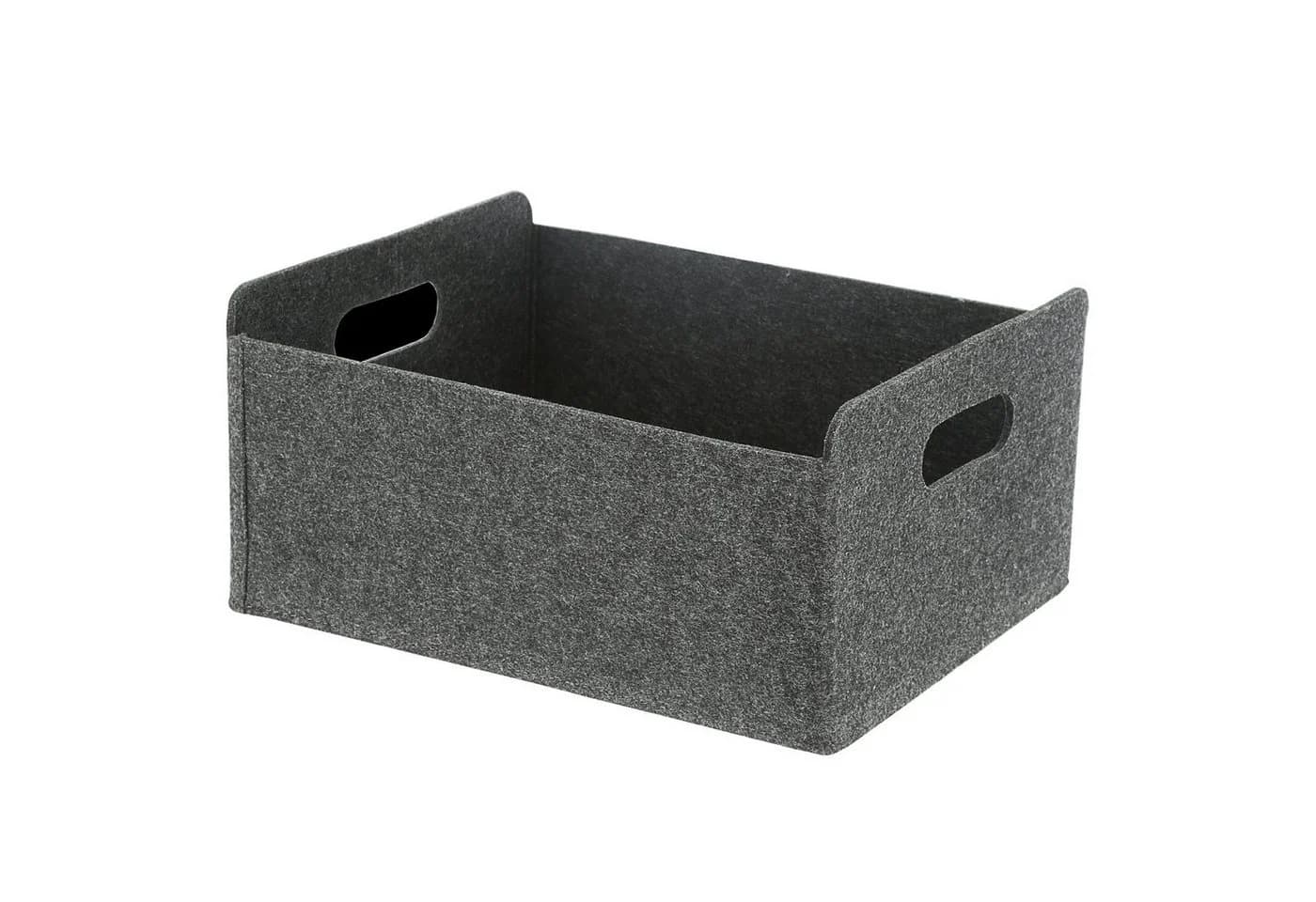 CEPEWA Aufbewahrungsbox 2er Set Filz Grau Faltbar - Bild 5