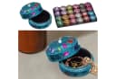 CEPEWA Schmuckdose Orient 24er Set Ø4,5cm Aluminium Glitzer Bild 2