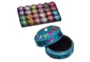 CEPEWA Schmuckdose Orient 24er Set Ø4,5cm Aluminium Glitzer Bild 5