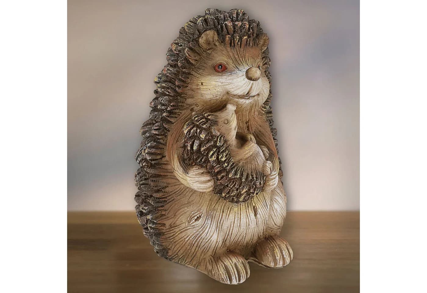 CEPEWA Dekofigur Igel Mama mit Kind 11,5x17,5cm Polyresin - Bild 3