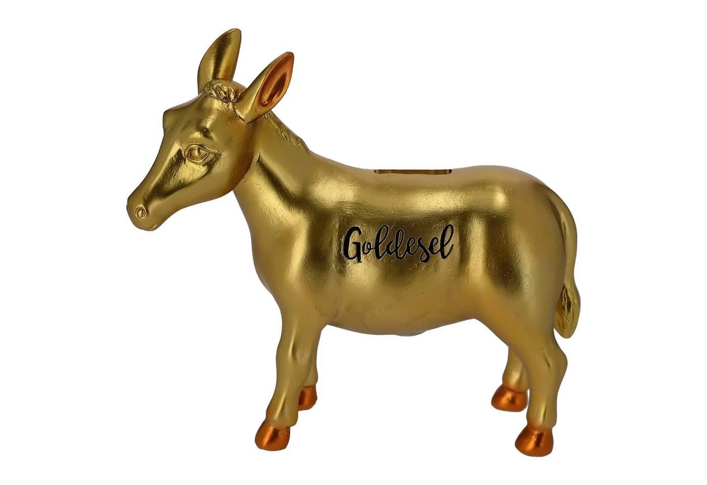 CEPEWA Spardose Goldesel Polyresin - Bild 5