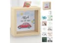 CEPEWA Spardose 12 Einleger-Motive MDF Glas Bild 2