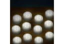 CEPEWA LED Teelicht 12er Set Warmweiß Transparent Bild 4