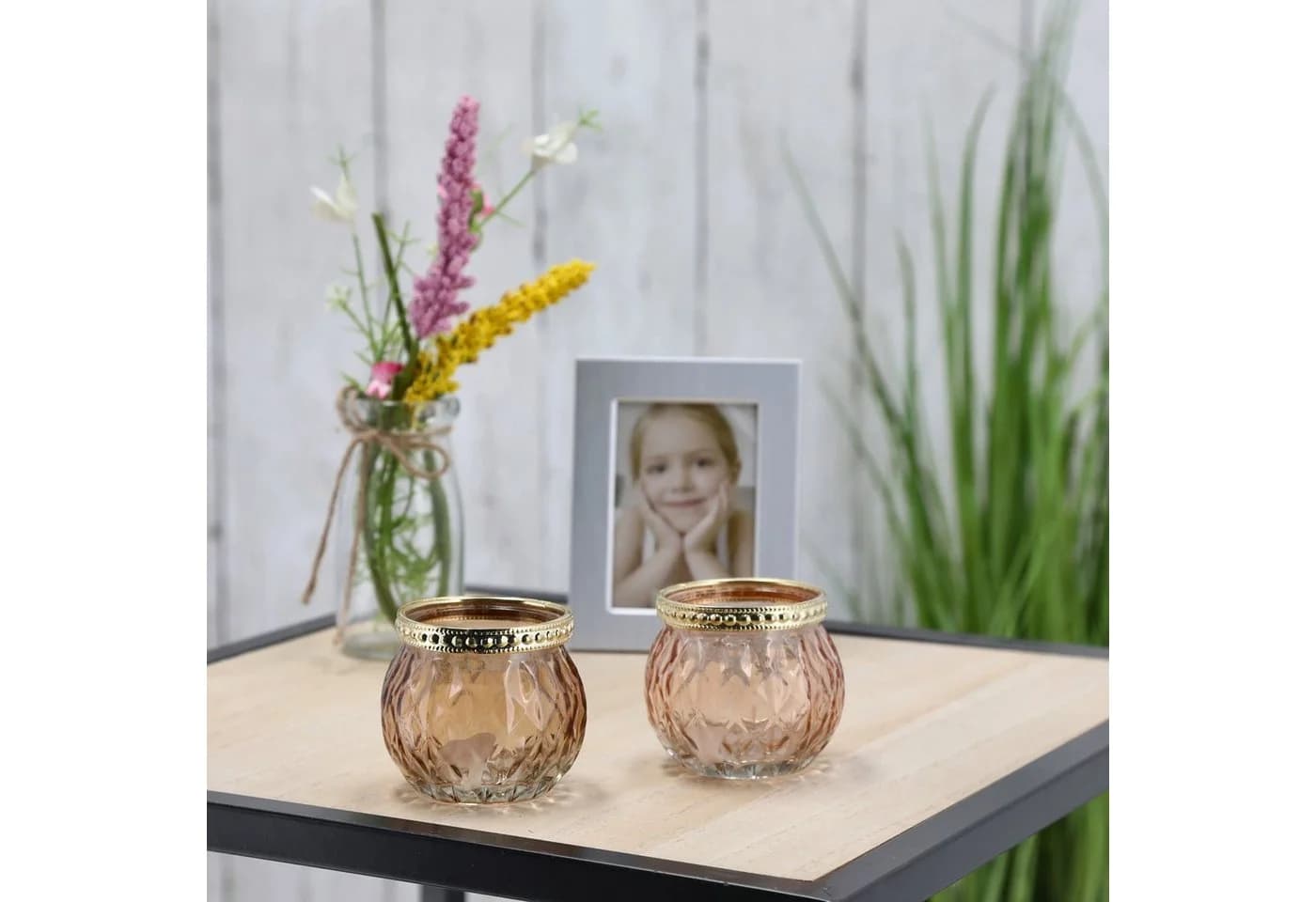 CEPEWA Teelichthalter Teelichtglas 4er Set Orientalisch - Bild 5