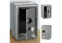 CEPEWA Spardose Tresor Metall Silber mit Zahlenschloss Bild 2