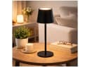 CEPEWA LED Tischleuchte Touch Akku Schwarz USB Bild 2