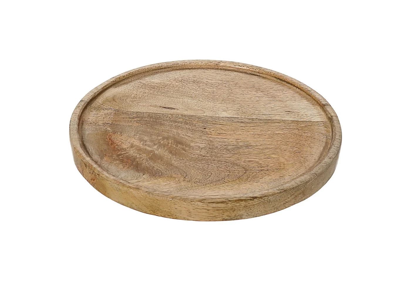 CEPEWA Dekoteller Mangoholz Ø25 cm Naturprodukt Rustikal - Bild 2