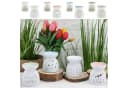 CEPEWA Duftlampe 4er Set Keramik mit Schriftzug und Muster Bild 2