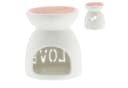CEPEWA Duftlampe 4er Set Keramik mit Schriftzug und Muster Bild 5