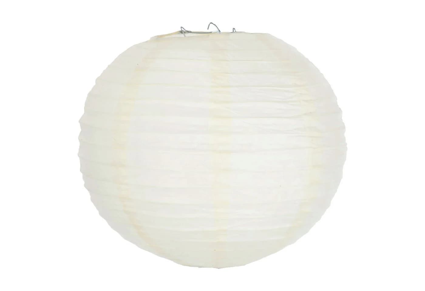 CEPEWA 12er Set Papierlampions Weiß Ø25cm Laterne Deko - Bild 5