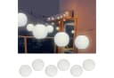 CEPEWA Papierlampion 6er Set Weiß Ø35cm Laterne Deko Bild 2