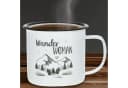 CEPEWA Tassen 3er Set 'Mountain' Metall Retro Design Bergmotiv Bild 3