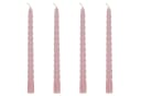 CEPEWA Spitzkerze 'Twisted' 24er Set Rosa Bild 4