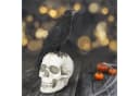 CEPEWA Dekofigur Rabe Totenschädel Polyresin Halloween Deko Bild 3