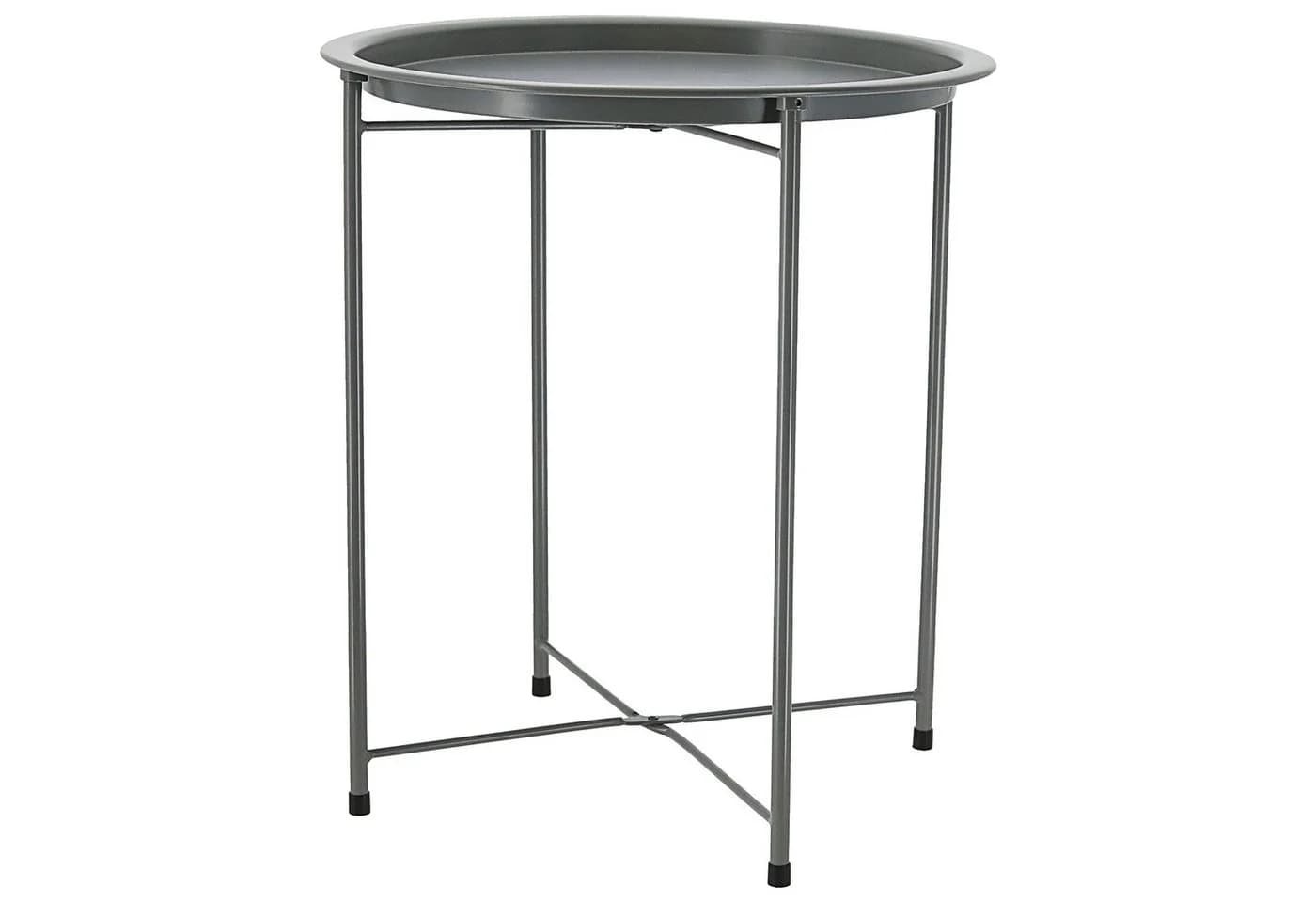 CEPEWA Beistelltisch grau rund Industriedesign - Bild 2