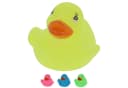 CEPEWA Badespielzeug Badeente 'Glow in the Dark' 4er Set Leuchtende Quietscheenten Bild 2