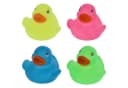 CEPEWA Badespielzeug Badeente 'Glow in the Dark' 4er Set Leuchtende Quietscheenten Bild 5