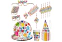 CEPEWA Einweggeschirr-Set PartySet Happy Birthday 36tlg Bunt Bild 2