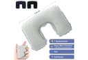 CEPEWA Nackenkissen aufblasbar blau grau schwarz 22cm Bild 1