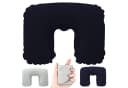 CEPEWA Nackenkissen aufblasbar blau grau schwarz 22cm Bild 2