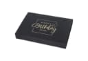 CEPEWA Geschenkbox Schwarz Gold Magnetverschluss Happy Birthday Bild 5