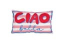 CEPEWA Dekokissen Ciao Bella Rosa Rot Blau Polyester Bild 2