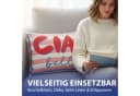 CEPEWA Dekokissen Ciao Bella Rosa Rot Blau Polyester Bild 5