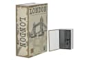 CEPEWA Buchtresor London 11,5x18x5,5cm Beige Grau Metall Bild 2