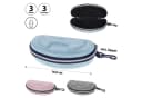 CEPEWA Brillenetui 3er Set Leinenoptik PVC Bild 1