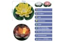 CEPEWA LED Seerose Solar 3er Set Gelb Rosa Weiß Bild 1