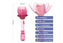 CEPEWA Seifenblasenstab Lotusblume pink elektrisch Bild 1
