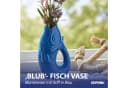 CEPEWA Dekovase Fisch 'Blubb' Blau Dolomit Bild 3