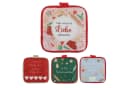 CEPEWA Topflappen 4er Set Weihnachten Polyester Baumwolle Bild 2