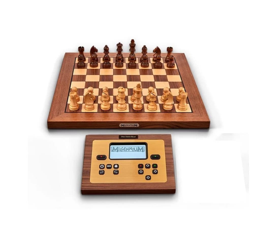 Millennium Chess Classics Exclusive Schachcomputer Holz Sensorbrett ChessGenius The King - Bild 2