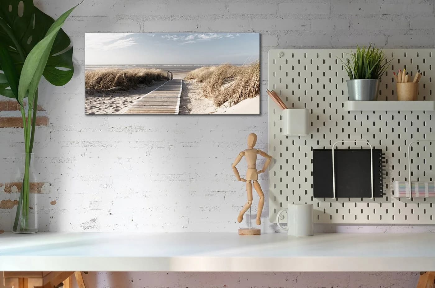 Bönninghoff Leinwandbild Düne, Keilrahmen Beige - Bild 4