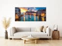 Bönninghoff Leinwandbild Venedig Blau Wanddekoration Bild 1