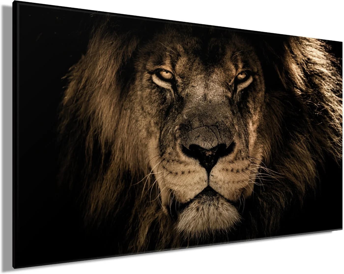 BÖNNINGHOFF Leinwandbild Löwe Braun 150x90cm MDF - Bild 2