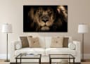 BÖNNINGHOFF Leinwandbild Löwe Braun 150x90cm MDF Bild 3