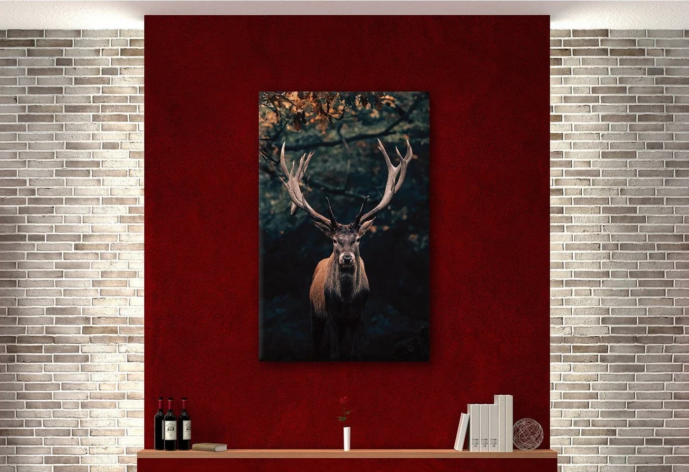 Bönninghoff Leinwandbild Hirsch Leinwand - Bild 5