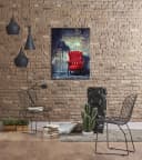 Bönninghoff Leinwandbild Roter Sessel Keilrahmen Deko Bild 5