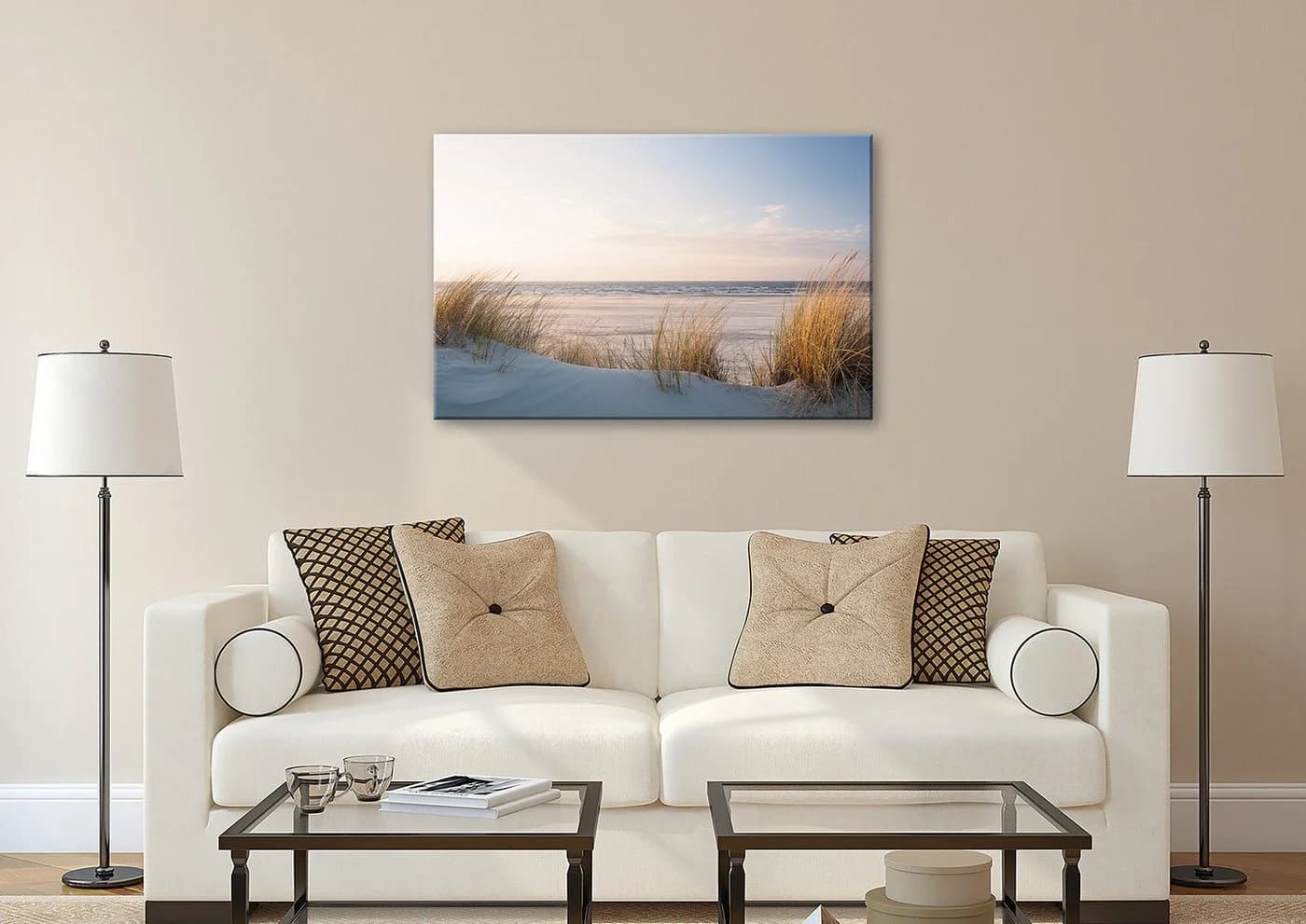 Leinwandbild Düne Strand - BÖNNINGHOFF Canvas 118x78cm