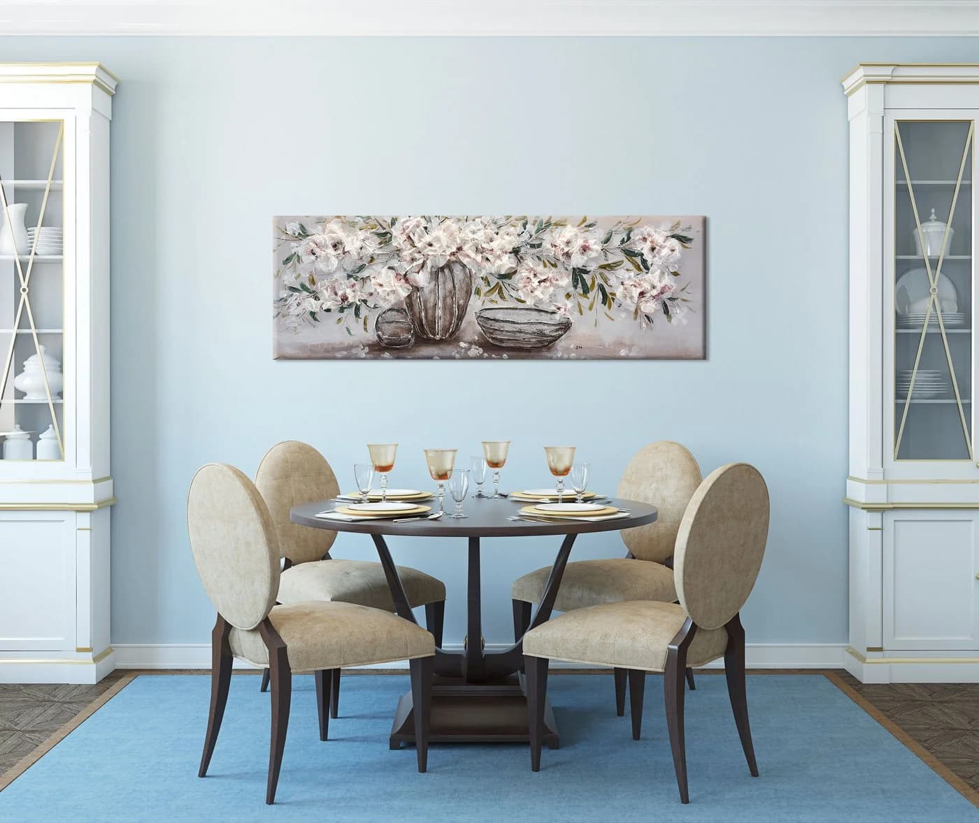 Ölgemälde BÖNNINGHOFF abstrakt bunt handgemalt auf Leinwand - Bild 2