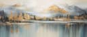 Bönninghoff Leinwandbild Abstrakt Berge Landschaft Natur See Seebilder Waldbilder Bild 2
