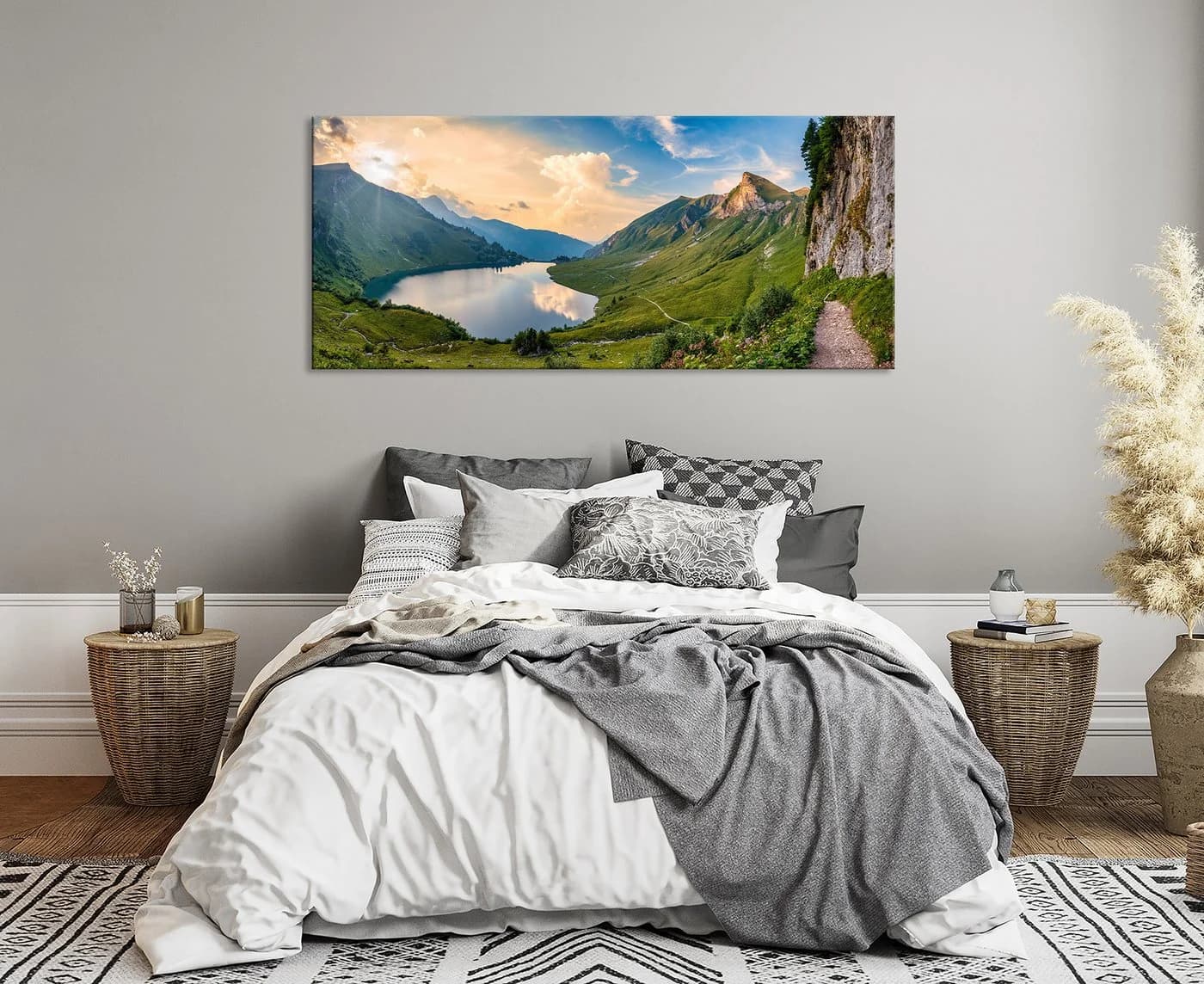 Bönninghoff Leinwandbild Berge Landschaft Natur See